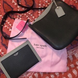 Kate Spade purse and matching wristlet